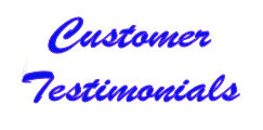 Customer Testimonials